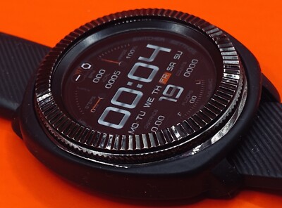 A036 SAMSUNG GEAR SPORT 44MM BLACK SM-R600 (BLUETOOTH) SMARTWATCH GREAT KIT!