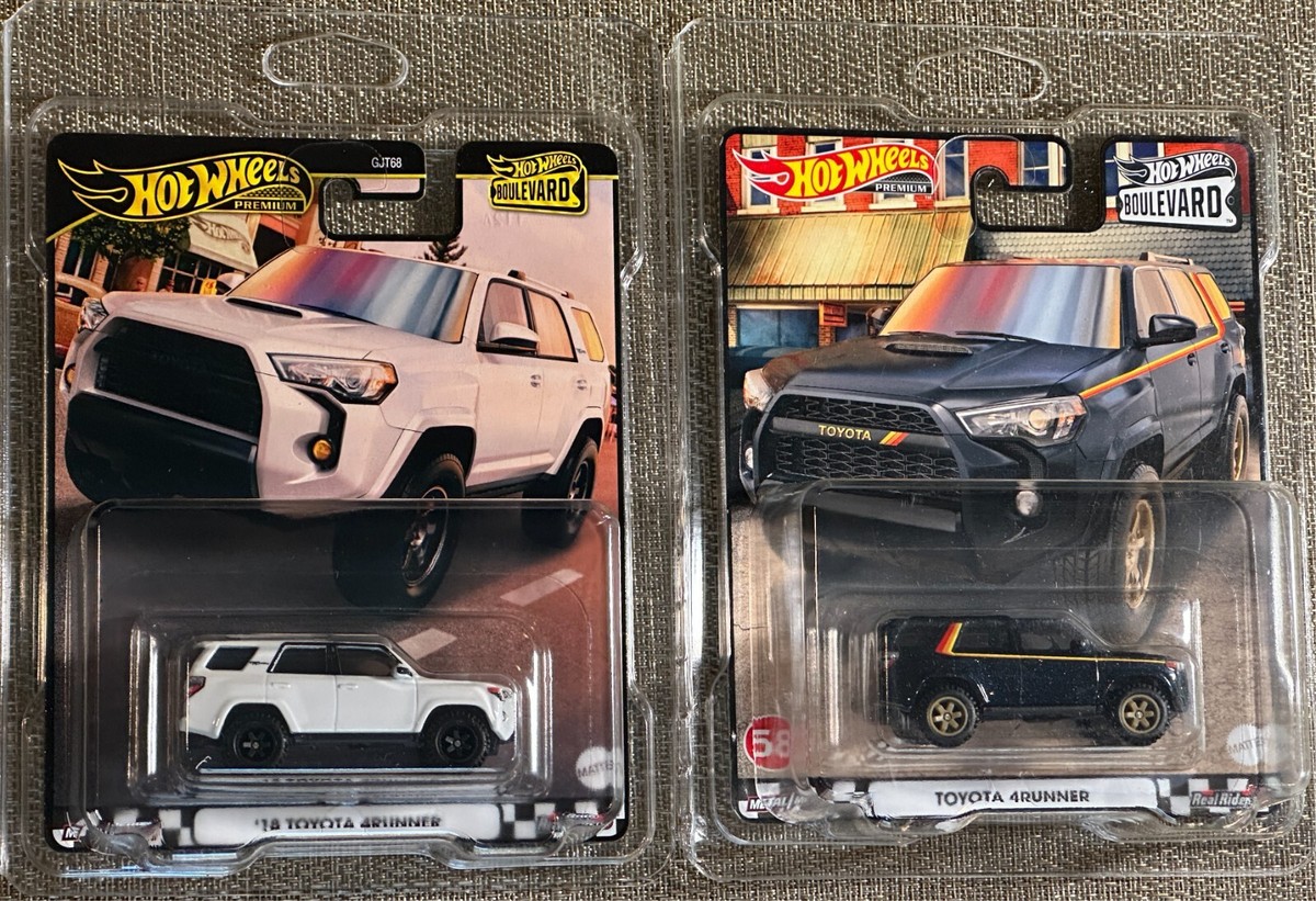 Hot Wheels Toyota 4Runner Lot Of 2 Boulevard White(Gold