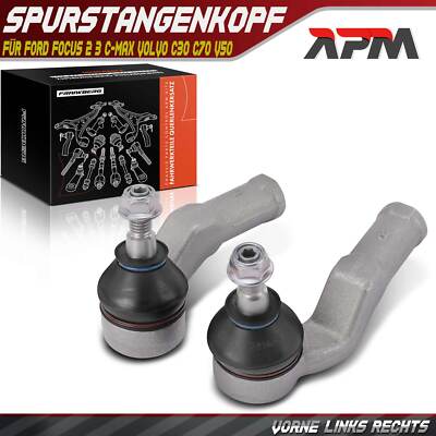 2x Spurstangenkopf Vorne für Ford Focus 2 3 C-Max Volvo C30 C70 V50 S40 II 544