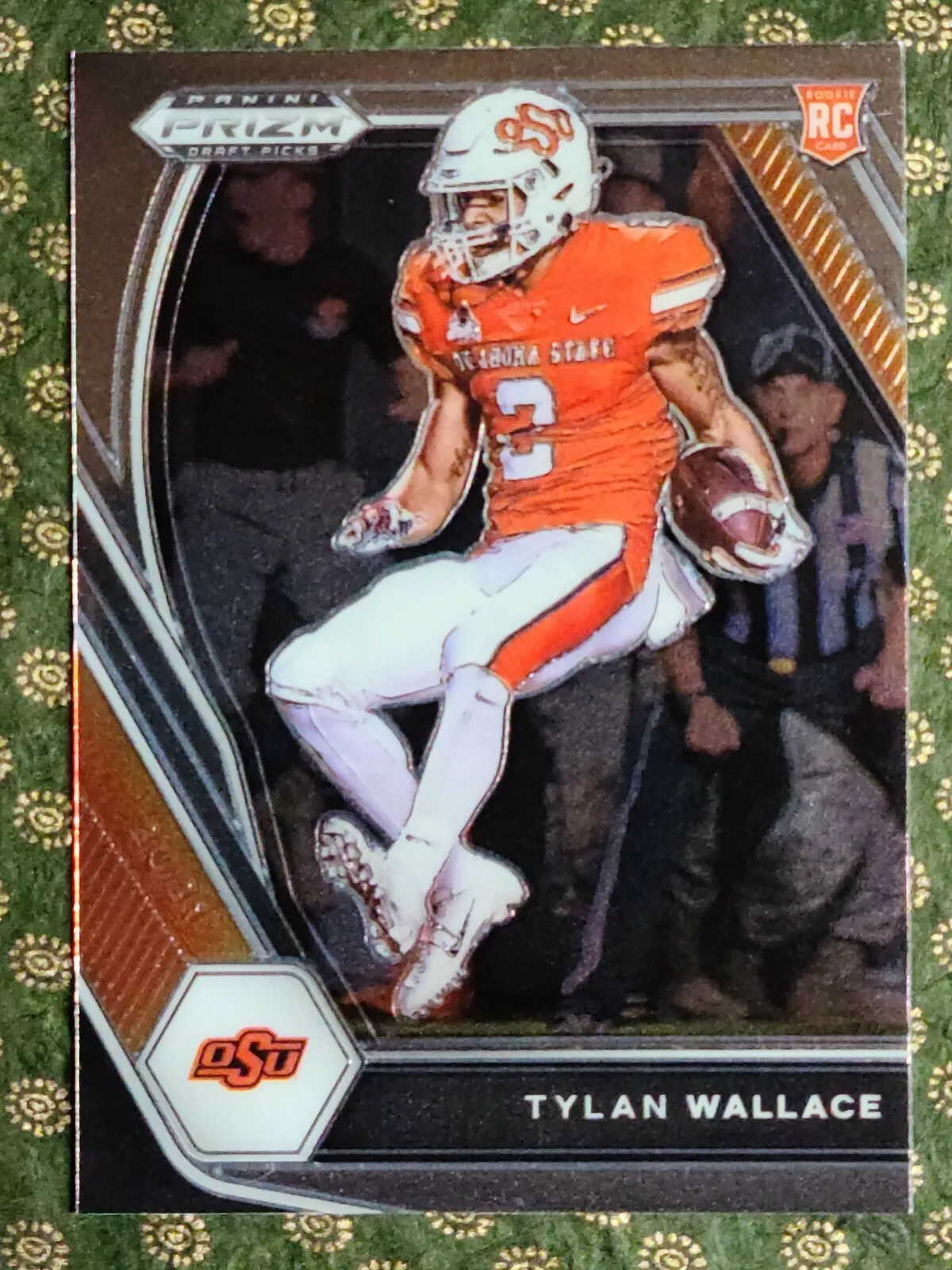 2021 Panini Prizm Draft Picks #126 Tylan Wallace Rookie Card SILVER BASE CARD