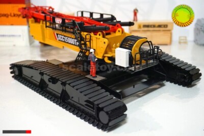 Grue SANY SCC15000TM Miniature échelle 1/50 - Métal Et Plastique Jaune