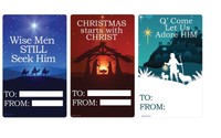 72 Christian Christmas Gift Tag Stickers For Presents on sale 72 Christian Christmas Gift Tag Stickers For Presents on sale