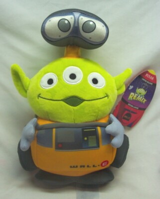 Disney Store Pixar REMIX Toy Story ALIEN AS WALL-E 10'' Plush STUFFED ANIMAL NEW