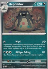 Deponitox 117/182 Paradoxrift Pokemon Karte Deutsch