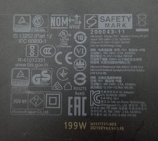 Microsoft Surface 199W AC Power Supply Model 1931 for Surface Dock 2