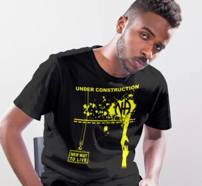Narcotics Anonymous UNDER CONSTRUCTION SS/LS  T-Shirt  - Free Shipping