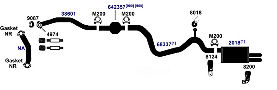 Soporte de escape-VIN: 3 AP escape 8018 Foto 4 de 4