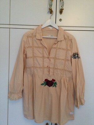 Odd Molly Bluse Gr. 3 L Gr. 40 beige, neuwertig!