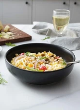 45 oz Pasta Bowl, - 8.5 inch, Set of 4, Matte Black