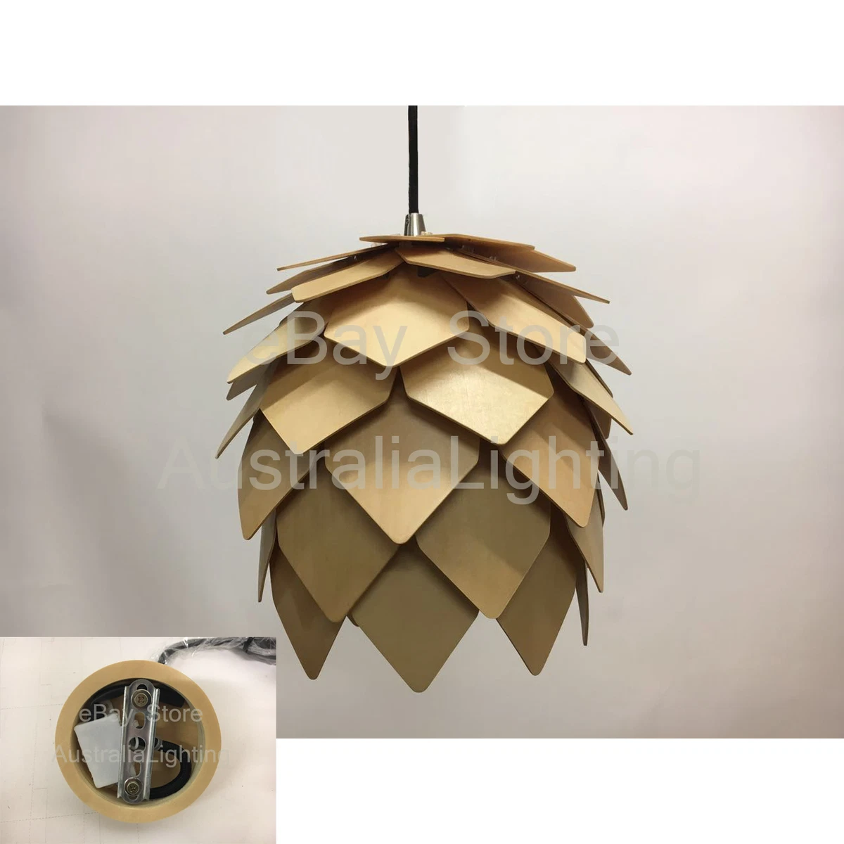Pinecone pendant light deals