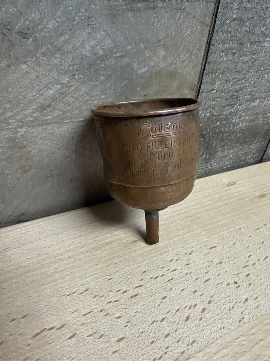 Coleman - Coleman  No.0 FILTER FUNNEL 中古 VINTAGE COLEMAN COPPER FILTER FUNNEL W / FILTER NO. 0