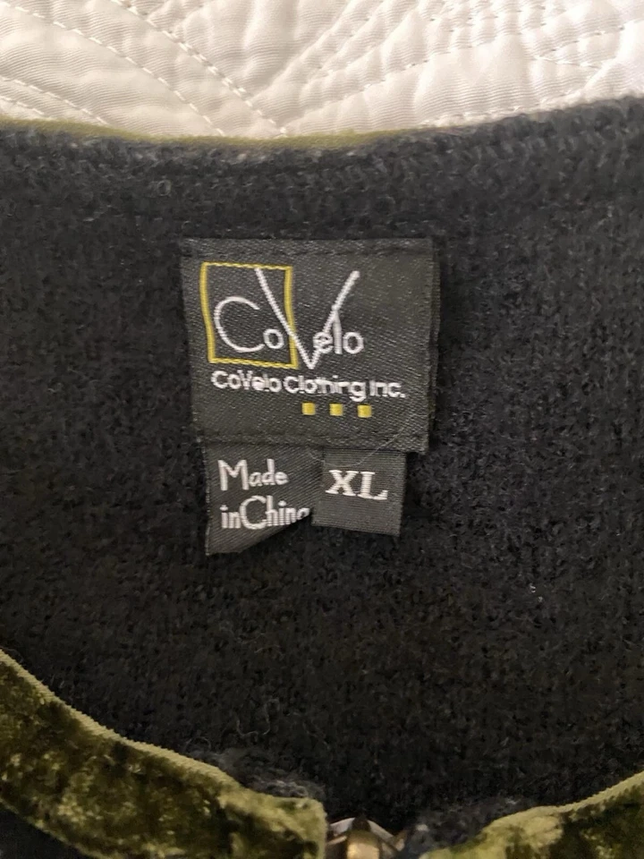 Chaqueta CoVelo Vintage Mujer Talla XL 100% Lana y 100% Seda Foto 4 de 4