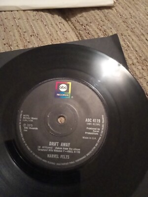 NARVEL FELTS Drift Away/Foggy Misty Morning ABC RECORDS 1975 UK 7'' 