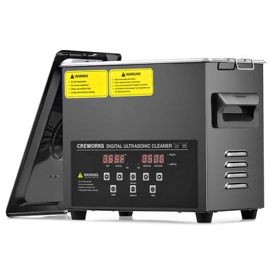 CREWORKS 3L Ultraschallreiniger Titanium Stahl 300W Heizer mit Degas & Gentle