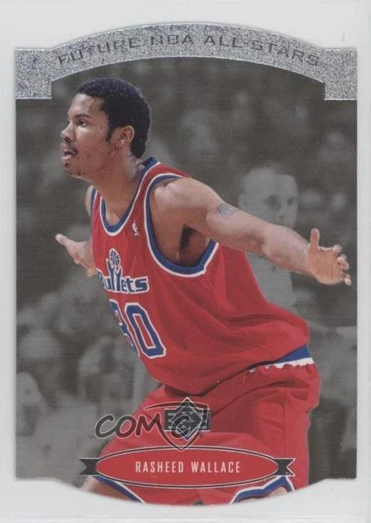1995-96 SP NBA All-Stars Die-Cut Rasheed Wallace #AS27 Rookie RC