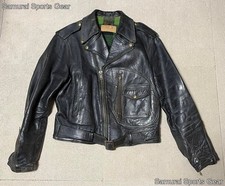 Vintage 1940s Hercules Leather Jacket Mens Size M Double Rider