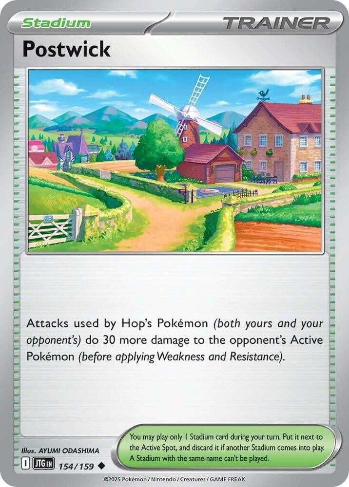 Postwick Uncommon SV09: Journey Together 154/159 NM