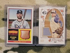 Lot Of 2 Topps Game Used Jersey Relics