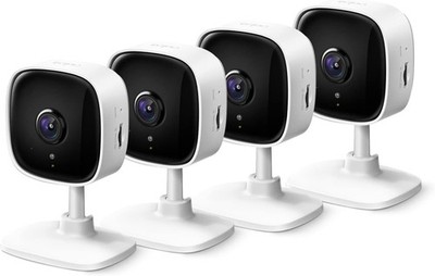 TP-LINK TAPO 2K ÜBERWACHUNGSKAMERA BEWEGUNGSERKENNUNG 2-WEGE AUDIO - 4ER PACK C110