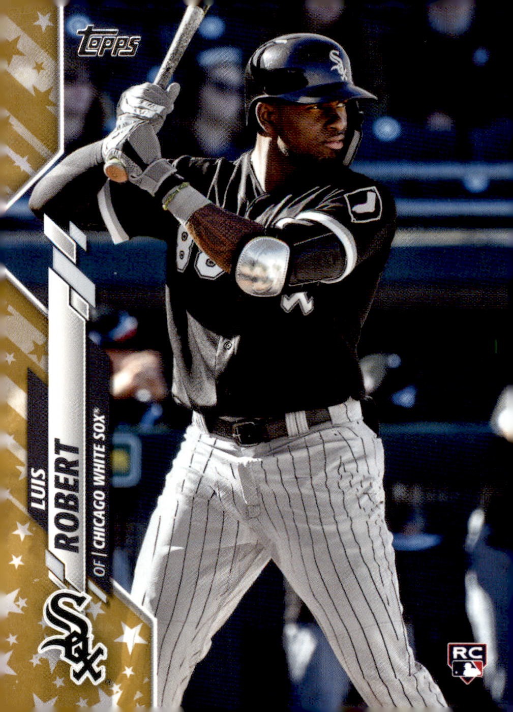 2020 Topps #392 Luis Robert RC Chicago White Sox Gold Star
