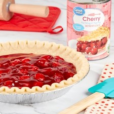 (4 pack) Great Value No Sugar Added Cherry Pie Filling or Topping, 20 oz