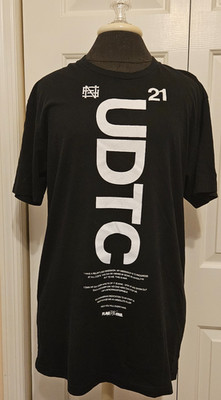 Flag Nor Fail UDTC 21 Black Cotton/Polyester T Shirt Size L