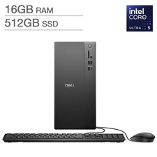 Dell Tower ECT1250 Intel Core Ultra 5 225 16GB DDR5 512GB SSD Windows 11 Home