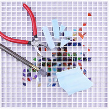 12''X12'' Stained Glass Cutting Mat with Tray, Suitable for Cutting Glass and Cu