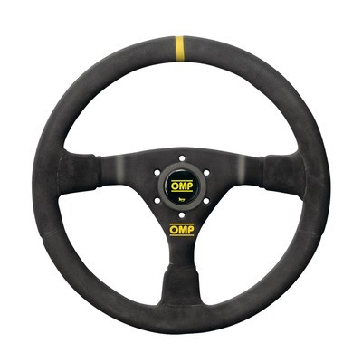OMP Racing OD0-1979-071, One Steering Wheel WRC 350 mm Dia 3-Spoke Black Suede