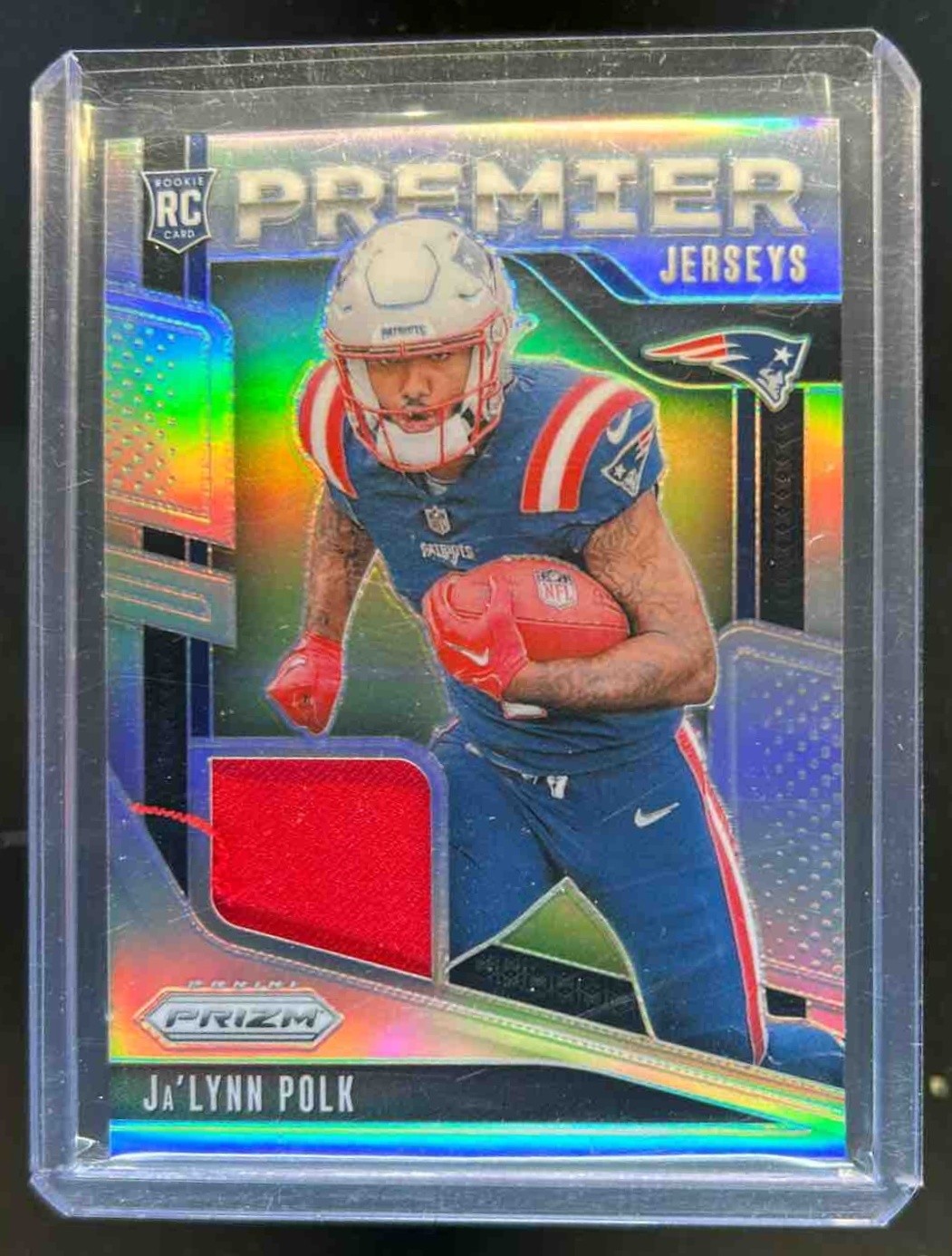 2024 Prizm Ja'Lynn Polk Premier Jerseys RC Rookie #PJ-JPK Patriots