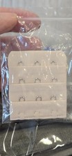 Beige Bra Extender 3-Hook 3-Row Closure Multipack Polyester/Metal