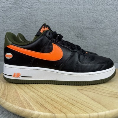 Nike Air Force 1 \'07 LV8 Hoops Mens 8 Womens 9.5 Black Total Orange Halloween Nike Air Force 1  main image 3