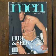 Advocate Men, December 1993, Collectors Item, Some Wear, Overall Good Condition