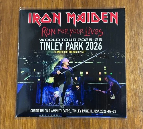IRON MAIDEN Run For Your Lives Tinley Park, IL  2026 Bruce Dickinson 2CD