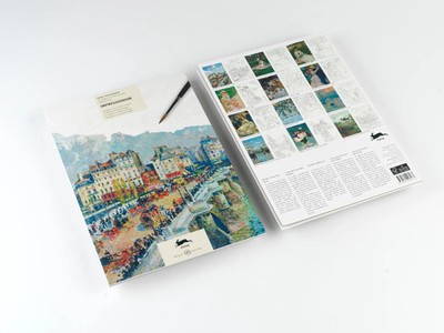 Impressionism | Artists' Colouring Book - 12 Motive auf Zeichenpapier | Roojen