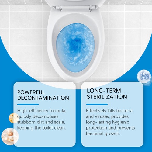 1-3X Splash Toilet Cleaner, Upgrade Cleaner,Powerful Foaming Toilet Bowl Cleaner - Picture 8 of 15