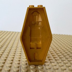 LEGO Pharaoh's Quest: Gold Mummy Sarcophagus Coffin Lid 30164, 7327 PYRAMID 2011