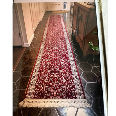 #ad #ad Traditional Wool Runner Rug 174quot; X 27quot; Clean No Stain No Odor Long Hallway Rug $99.95
