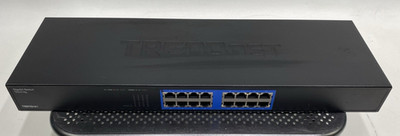 TRENDnet TEG-S16G 16-Port Gigabit GREENnet Switch   Hardware v2.0R   Rackmount