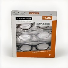Foster Grant Reading 3 Pack- Glasses 1.25 1908277 D