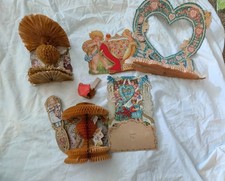 Lot Of 5 Vintage Valentine Day Cards mechanical