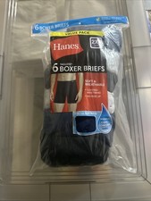 Hanes Men's Boxer Briefs XL 5 Pack