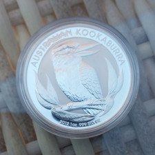 The Perth Mint 2012 Australian Kookaburra $1 1oz .999 Silver Bullion Coin