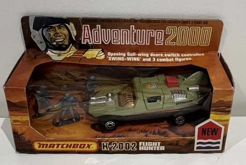 Matchbox Adventure 2000 K-2002 - Flight Hunter - Vintage - Boxed with 3 Figures