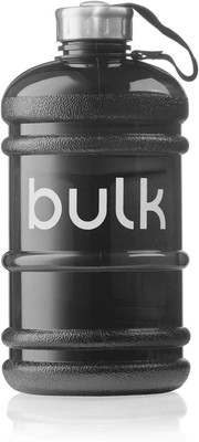 Halbe Gallone Trinkflasche, Gunmetal Black, 2,2 Liter