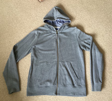 Boden Johnnie B graue Kapuzenjacke mit Reißverschluss für Jungen Alter 16+