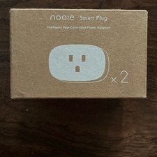 nooie Smart Plug App-Controlled Type B Power Adapter x2