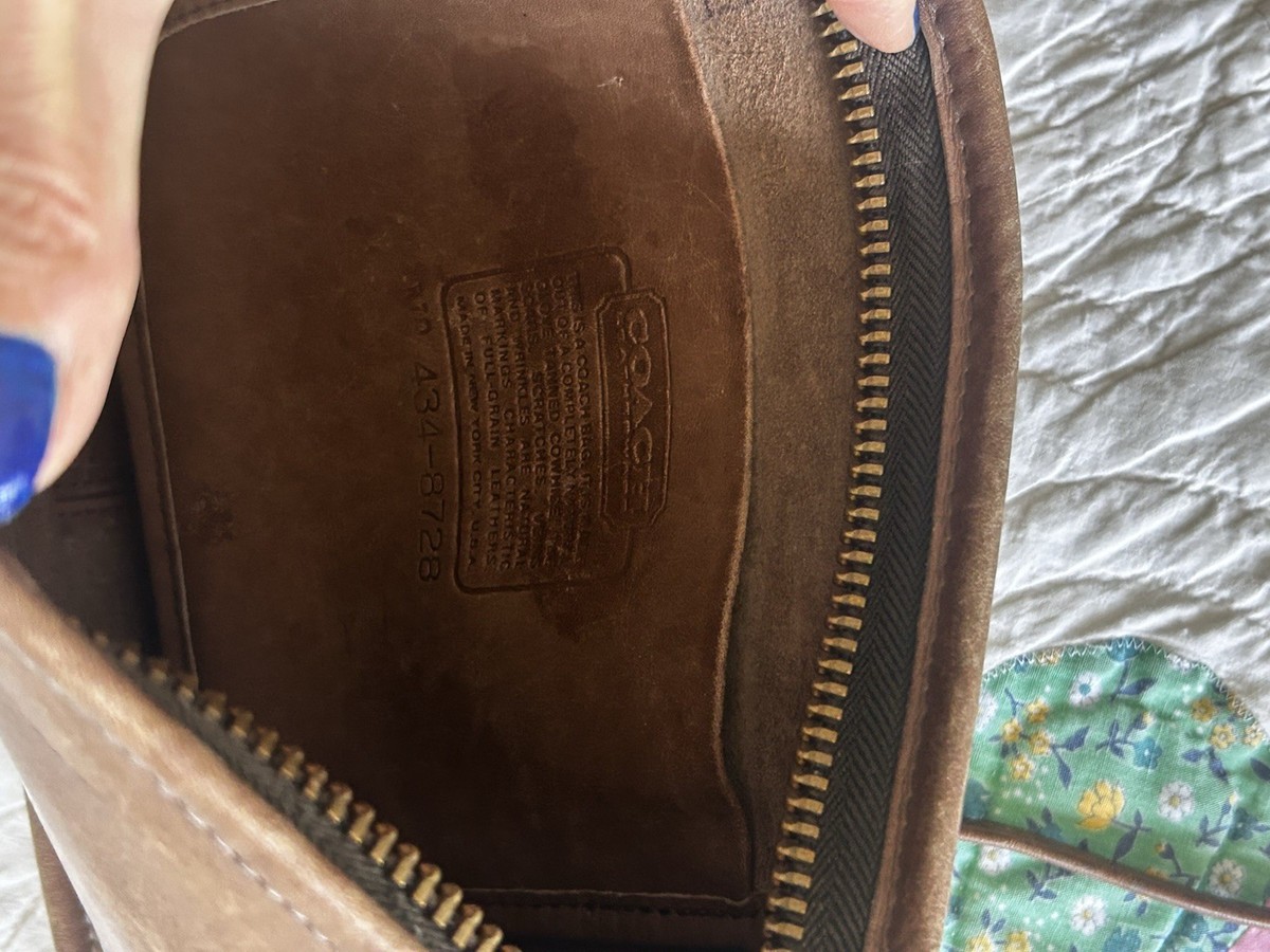 【COACH】CAN81 B4RGL チョーク トープ Vintage Coach 9303 Tote Bag Zip Top Genuine Leather