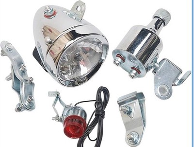 Oldtimer Fahrräder Beleuchtungssysteme 12V 6W Generator Scheinwerfer Rücklicht