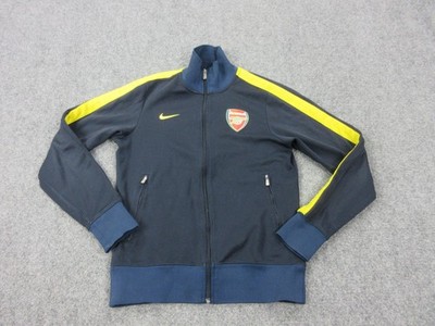 Arsenal Track Jacket Mens 40 Blue Soccer Football Nike Full Zip